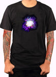 Camiseta espacial nebulosa