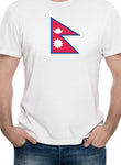 T-shirt drapeau népalais