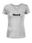 Nerd Juniors T-shirt à col en V