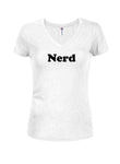 Nerd Juniors T-shirt à col en V