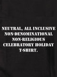T-shirt non religieux neutre et tout compris, non confessionnel