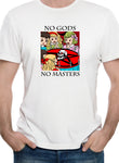 Camiseta sin dioses ni maestros