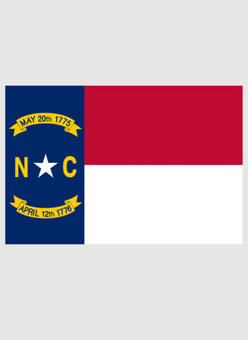 Bandera del estado de Carolina del Norte Camiseta para niños