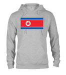 Camiseta de la bandera de Corea del Norte