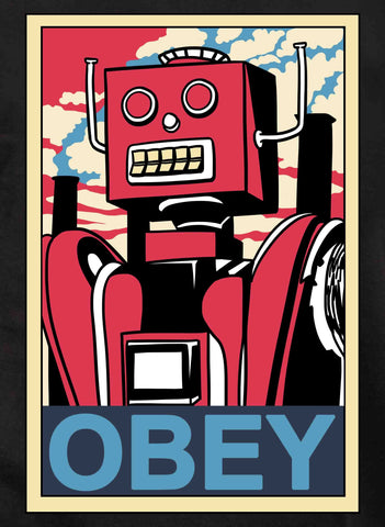 Obey Robot T-Shirt - Five Dollar Tee Shirts