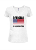 Camiseta oficial del equipo de bebida de EE. UU.