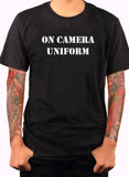 Camiseta uniforme en cámara