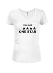 T-shirt col V ONE STAR pour juniors