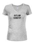 OUTLAW COUNTRY T-shirt col en V pour juniors