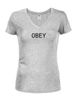 Obey T-shirt à col en V pour juniors