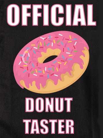 Official Donut Taster Kids T-Shirt