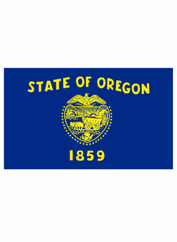 Oregon State Flag Kids T-Shirt