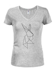 Origami Bunny Juniors Camiseta con cuello en V