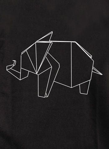 Elefante de origami Camiseta para niños 