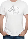 T-shirt Éléphant Origami