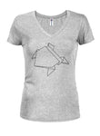 Origami Toad Juniors Camiseta con cuello en V
