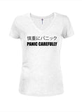 PANIQUE ATTENTION T-shirt col V junior