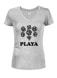 PLAYA T-Shirt Col V Juniors