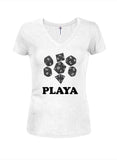 PLAYA T-Shirt Col V Juniors