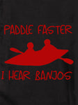 Paddle Faster I Hear Banjos Kids T-Shirt