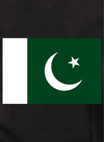 Camiseta de la bandera pakistaní