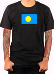 Camiseta de la bandera de Palau