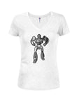 Party Robot Juniors Camiseta con cuello en V