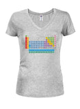 Periodic Table Juniors V Neck T-Shirt