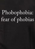 Phobophobia fear of phobias T-Shirt