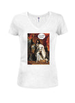 Retrato de Luis XIV Soy un total rudo Juniors V cuello camiseta