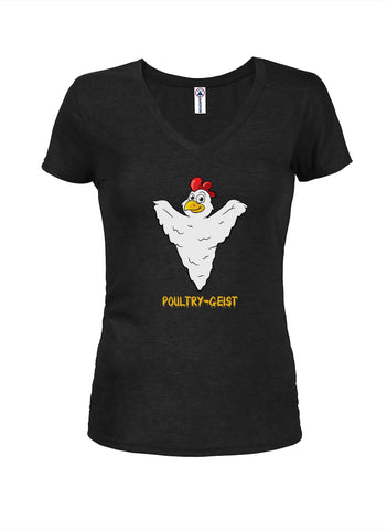 Poultry-geist T-shirt à col en V pour juniors