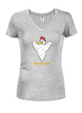 Poultry-geist T-shirt à col en V pour juniors