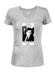 President John F. Kennedy Juniors V Neck T-Shirt
