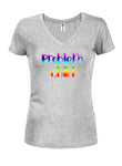 Problem Child Juniors V Neck T-Shirt