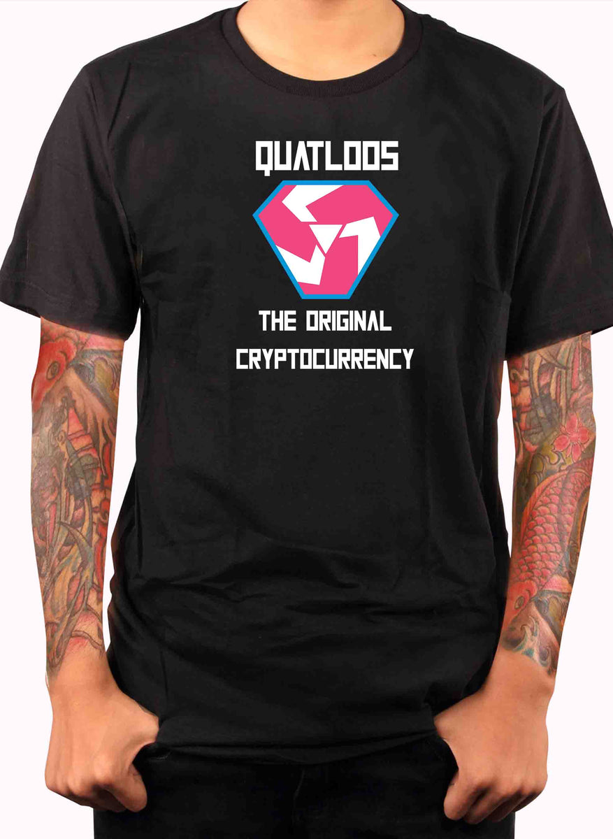 Quatloos - The Original Cryptocurrency T-Shirt Small / Navy / T-Shirt