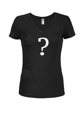 Question Mark Juniors Camiseta con cuello en V