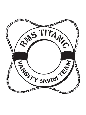 RMS Titanic Varsity Swim Team T-Shirt - Five Dollar Tee Shirts