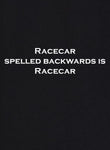 T-shirt Racecar épelé à l'envers est Racecar