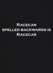 Racecar Spelled Backwards is Racecar Kids T-Shirt