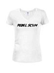 Rebel Scum Juniors V Neck T-Shirt
