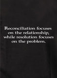 La reconciliación se centra en la relación Camiseta