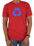 Camiseta con símbolo de reciclaje