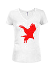 Red Eagle Juniors V Neck T-Shirt