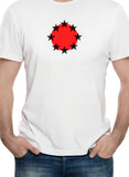 Red dot stars circle T-Shirt