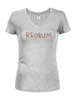 Redrum Juniors V Neck T-Shirt
