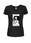 President Theodore Roosevelt Let's Party Juniors V Neck T-Shirt