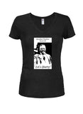 President Theodore Roosevelt Let's Party Juniors V Neck T-Shirt