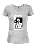 President Theodore Roosevelt Let's Party Juniors V Neck T-Shirt