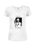 President Theodore Roosevelt Let's Party Juniors V Neck T-Shirt