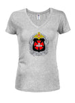 Russian GRU Symbol Juniors V Neck T-Shirt